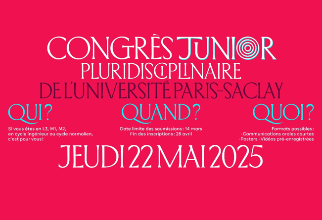 Congrès Junior Pluridisciplinaire 2025